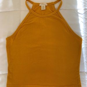 Halter cropped top